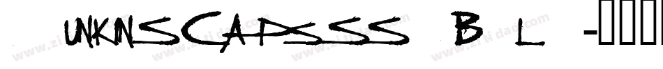 DunkinSCapsSSK Bold字体转换